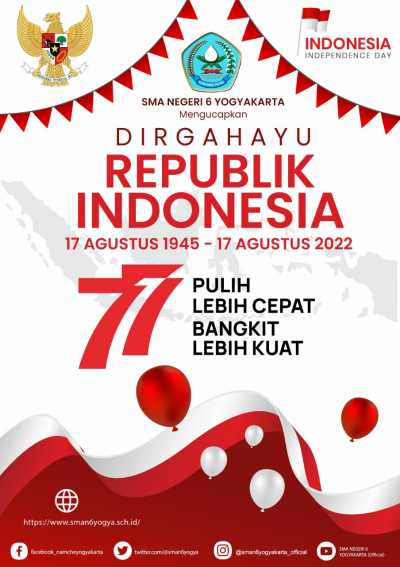 Upacara HUT Kemerdekaan 17 Agustus 2022 SMA Negeri 6 Yogyakarta