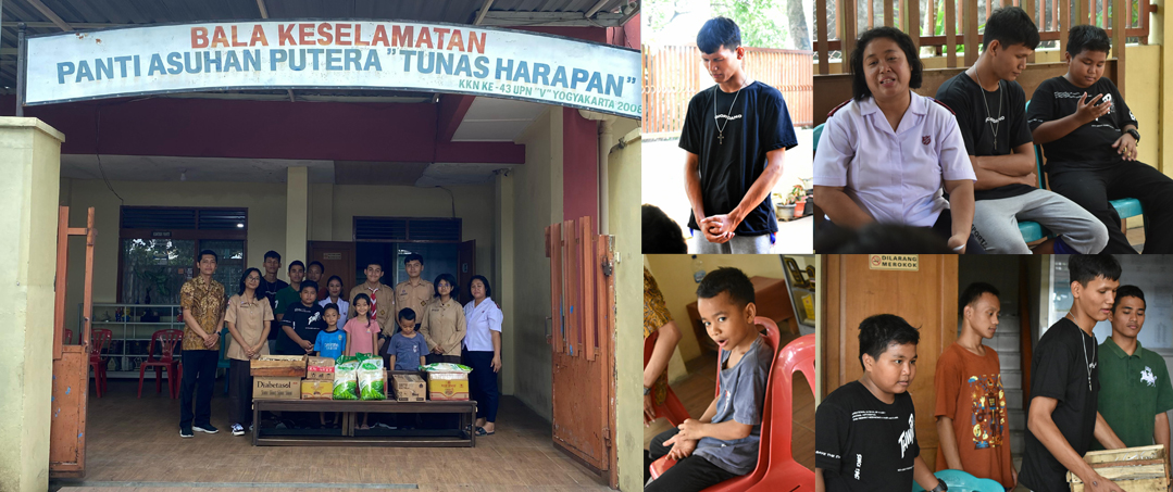 Keluarga Pelajar Katolik (KPK) SMAN 6 Yogyakarta  Bakti Sosial di Panti Asuhan
