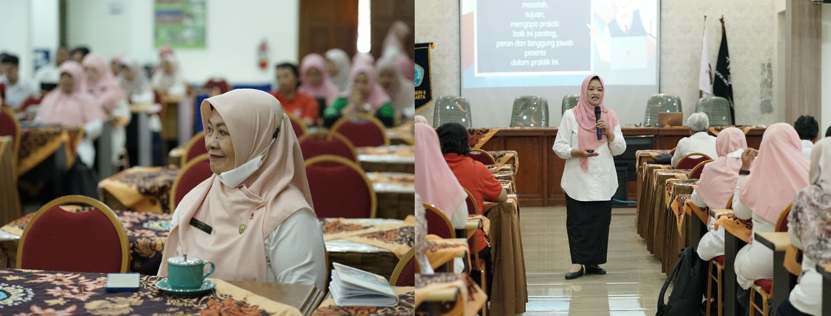 SMA N 6 Yogyakarta Gelar Workshop Best Practice Bersama Ibu Dr. Dra. Reni Herawati, M.Pd.BI