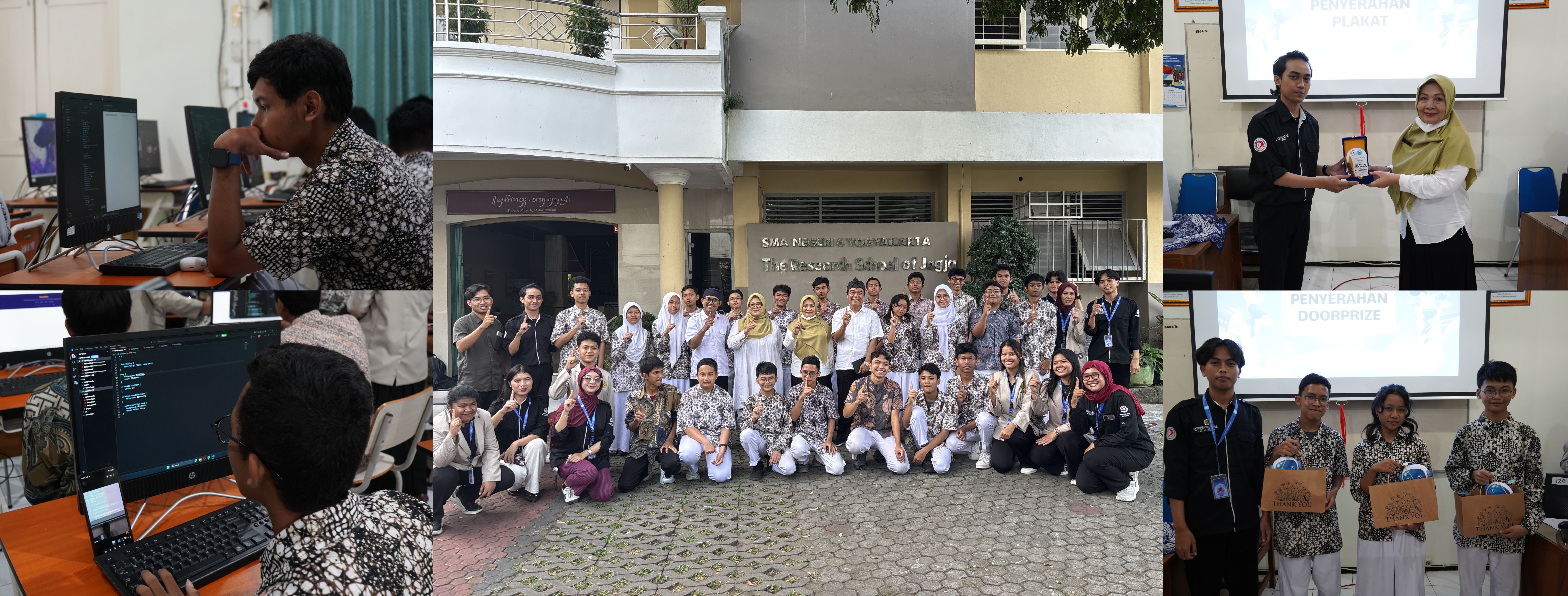 HMIF Dedicated To School Tingkatkan Skill Digital Siswa SMA N 6 Yogyakarta