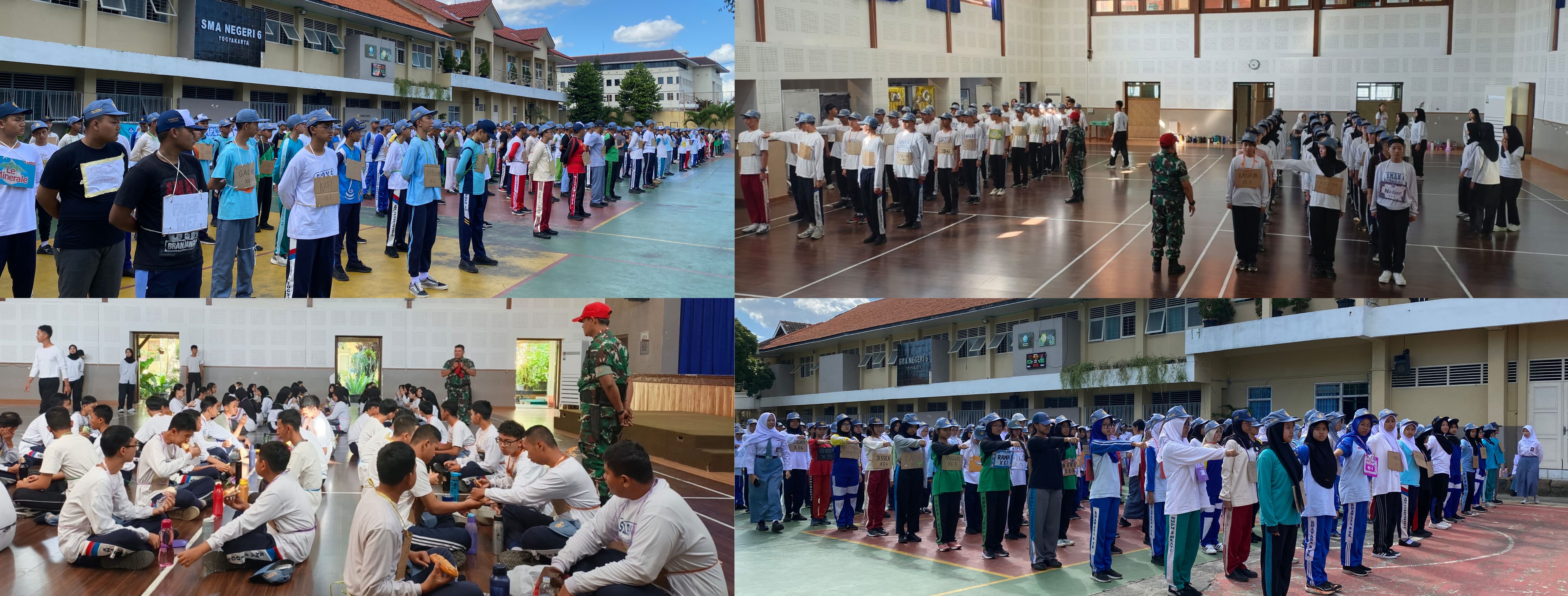 Tumbuhkan Kedisiplinan dan Jiwa Nasionalisme, SMAN 6 Yogyakarta Sukses Gelar Kegiatan Pendidikan Kar